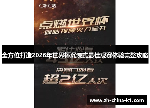 全方位打造2026年世界杯沉浸式最佳观赛体验完整攻略